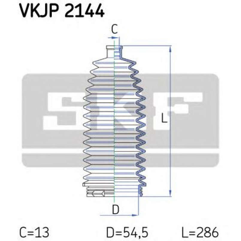 VKJP 2144 SKF - Пильовик привідного валу
